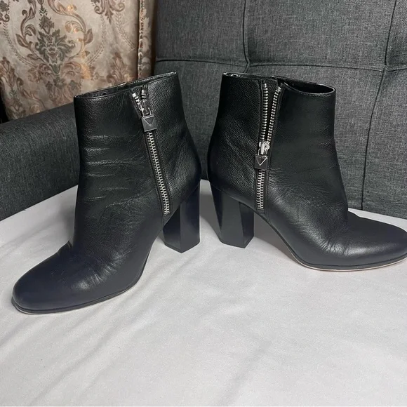 Michael Kors Black Heeled Boots - Picture 2 of 16